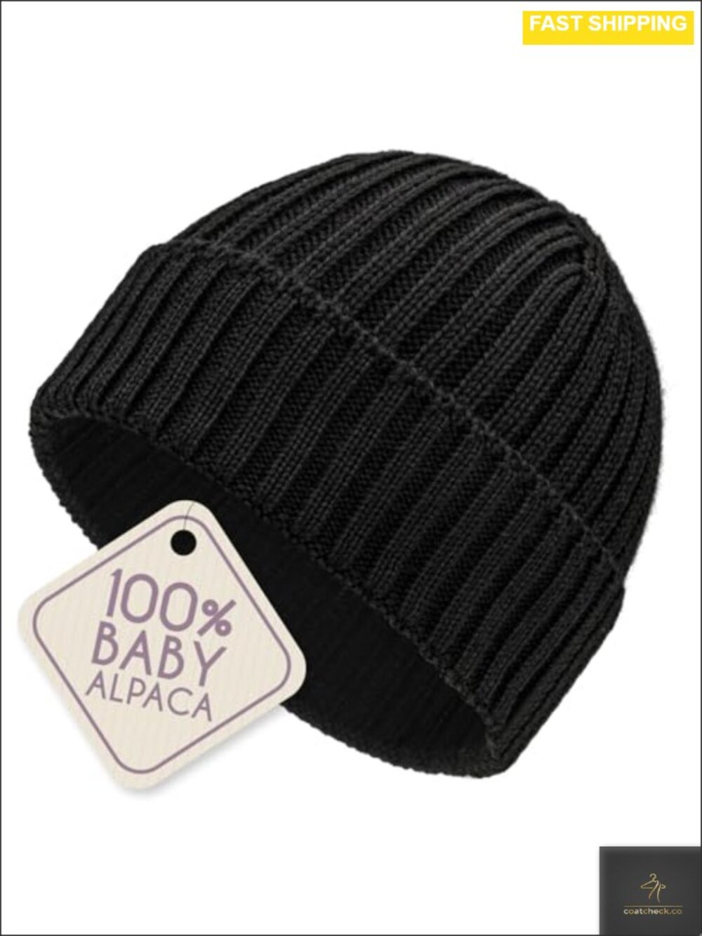 100% Baby Alpaca Wool Beanie Knit Winter Hat Unisex Warm